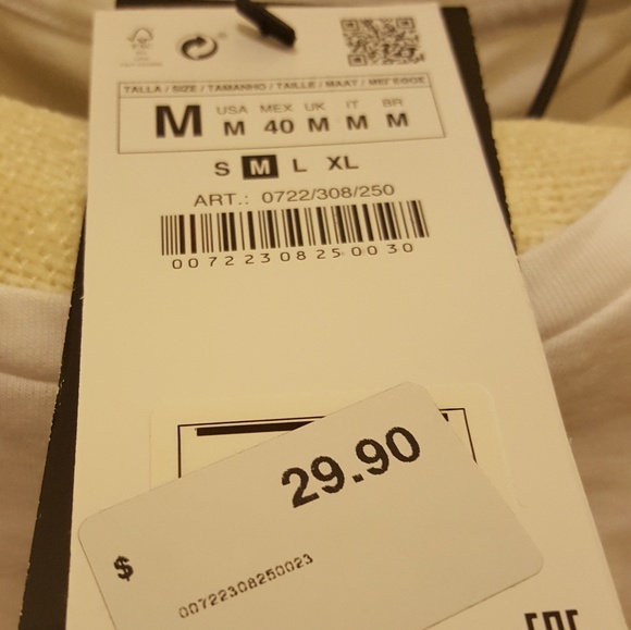 Zara men Longsleeves graphic shirt" DISORDER EYES, - Picture 5 of 7